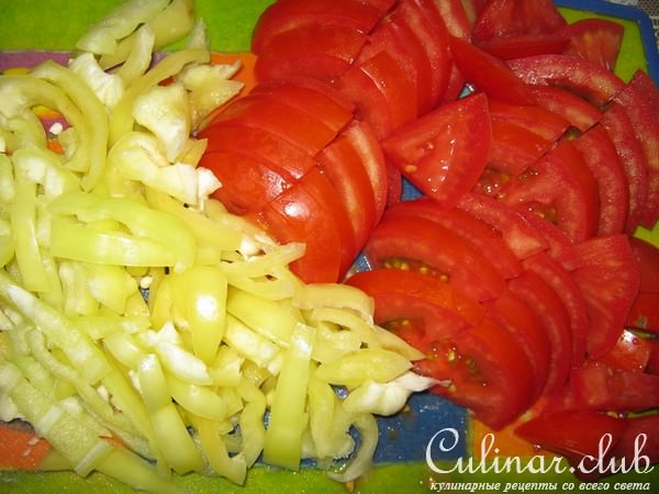 Соте из курицы с овощами