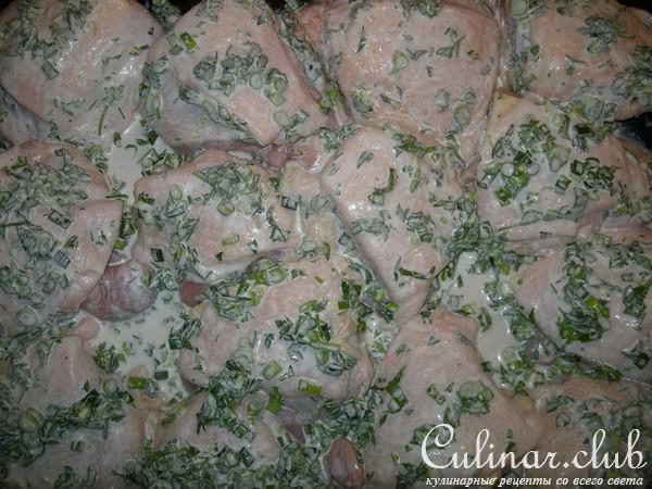Куриные бёдра с сыром