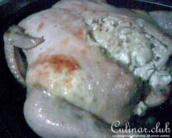 и снова ФАРШИРОВАННАЯ КУРИЦА...