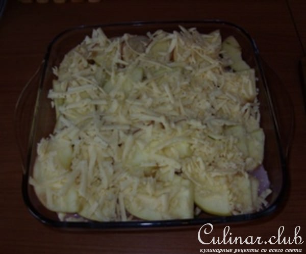 Куриная грудка, запеченная с яблоками и лимоном