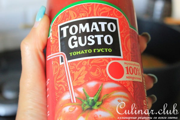 Рагу из утки с томатным соком “Tomato Gusto”