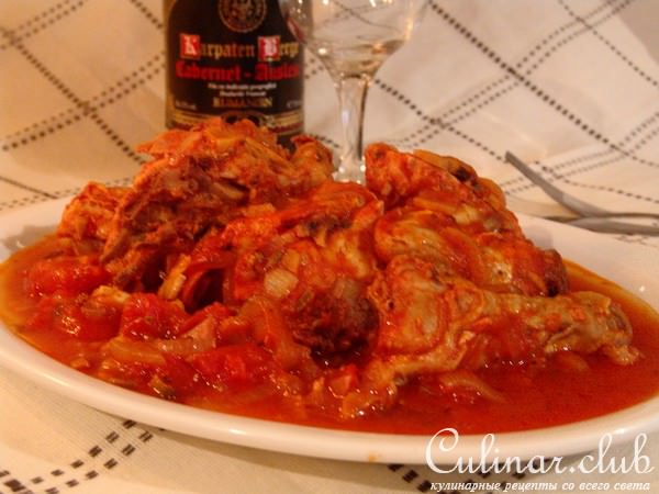 Курица Качатори (по-охотничьи)
