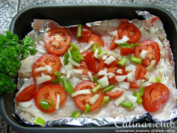 Курочка под снегом