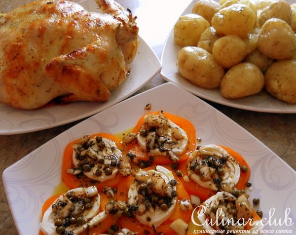 курица в лимонно-горчичном маринаде
