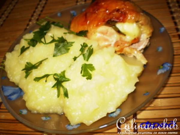 Курочка с розмарином и белым вином (вариант)