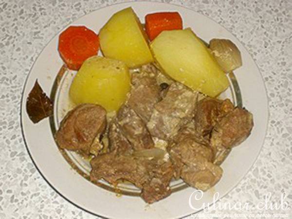 Индейка под сливочно-хреновым соусом