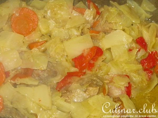 Капустное жаркое карри