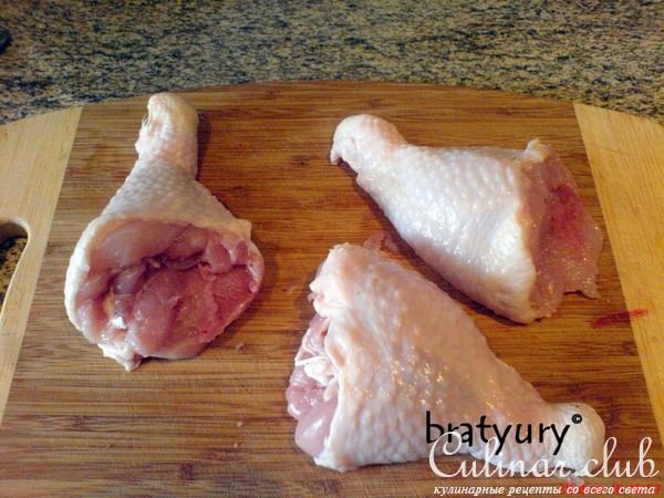 Курица, фаршированая бананами на Манхэттене