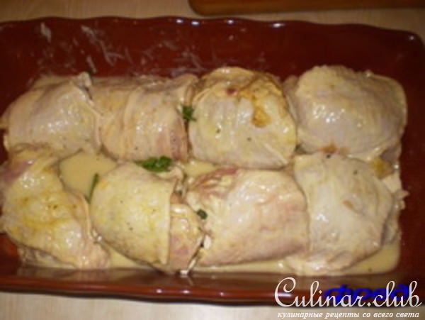 Курочка с розмарином и белым вином (вариант)