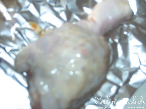 Куриные голени с начинкой