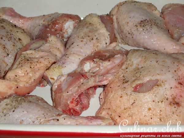 Курица.Из духовки. Вкусно-ароматная