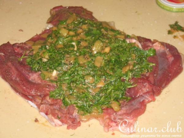 Голень индюшки с киви