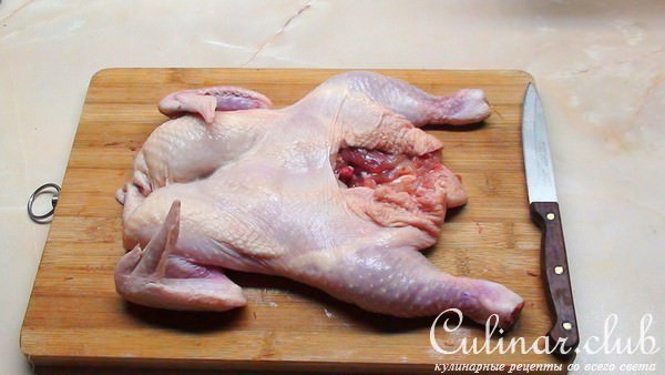 Курочка без костей с начинкой из гречки и грибов «Моя новая любовь»!