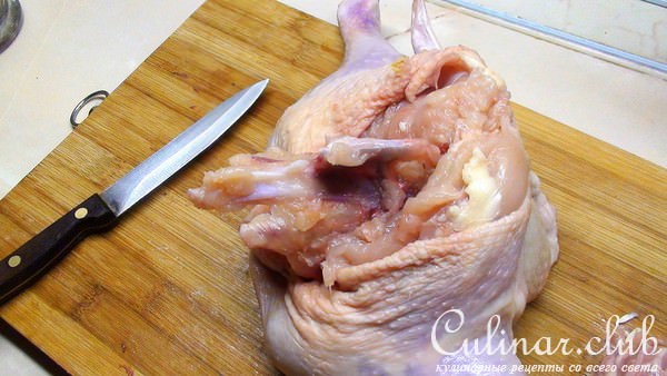 Курочка без костей с начинкой из гречки и грибов «Моя новая любовь»!