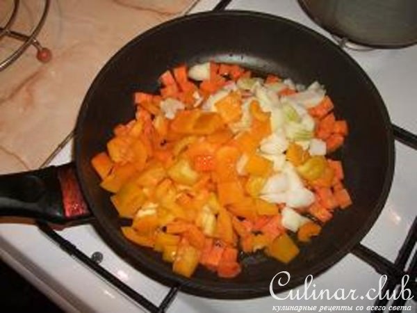 Филе индейки с овощами