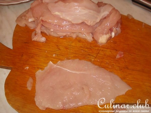 Куриные роллы с морковной лапшой