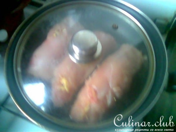 Рулетики куриные