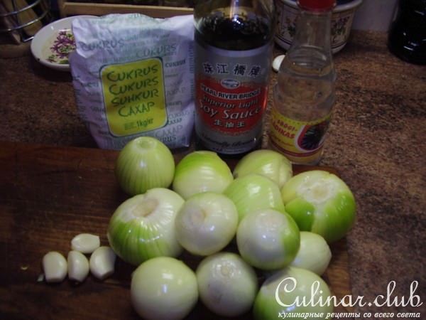 Курица по японски