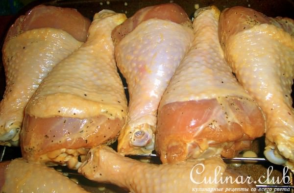 Куриные голени маринованные в ананасовым соке