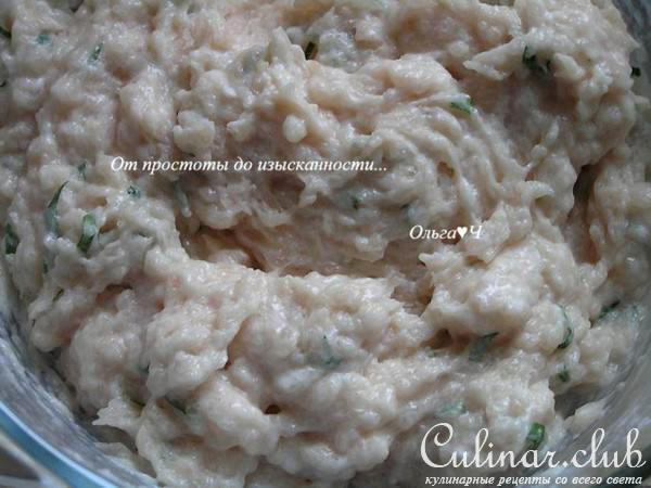 Морбиделле из курицы с шампиньонами и горошком от В. Бонтемпи