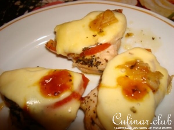 Винная курочка в чесночной карамели