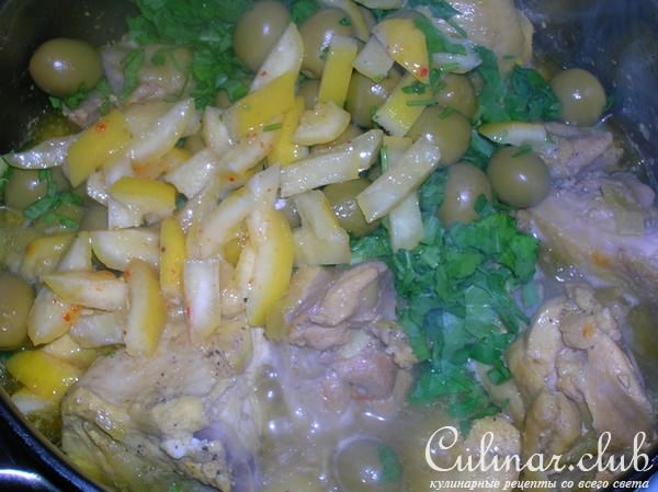 ТАЖИН из курицы с солеными лимонами