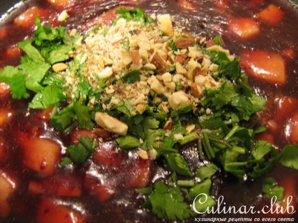 Цыпленок, начиненный моцареллой, под КЛЮКВЕННЫМ СОУСОМ Darbo