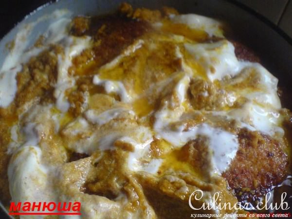 Курица в кабачковой икре