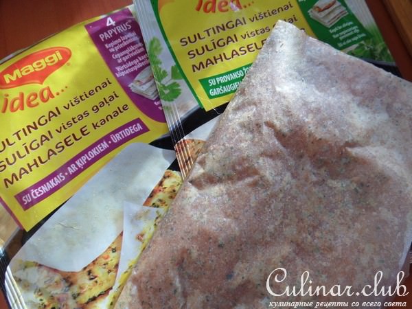 Курочка с запечённой картошкой