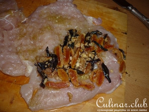 Куриные рулетики