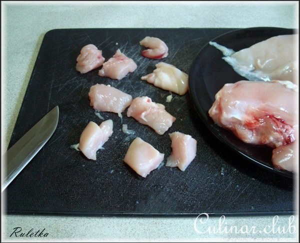 Цыплёнок с арахисом.