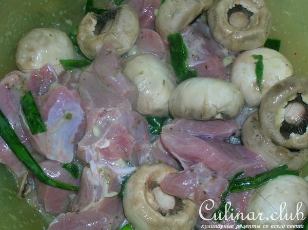 Шашлык из индейки