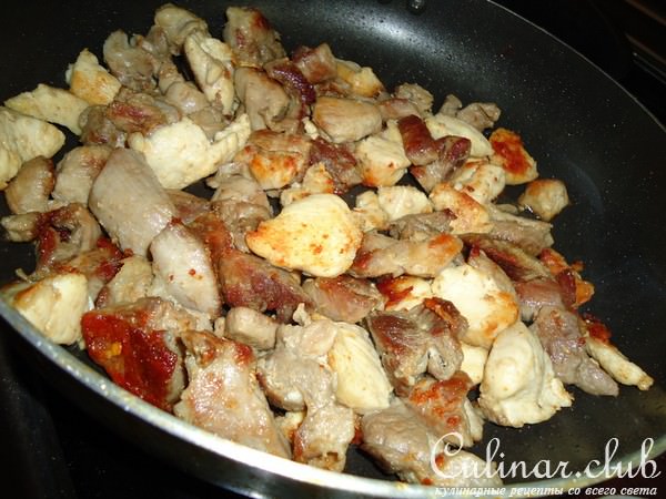 "ПсевдоПлов" с курицей и индейкой, очень нежный и не очень калорийный!)))