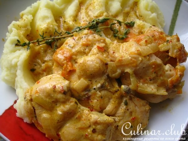 Курочка в сливках