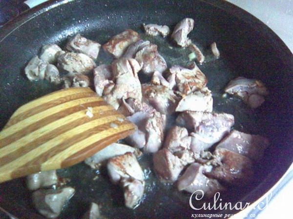Кукурузно-печеночная начинка для курицы (или индейки) на Рождество. Фаршированная курица серия №2.