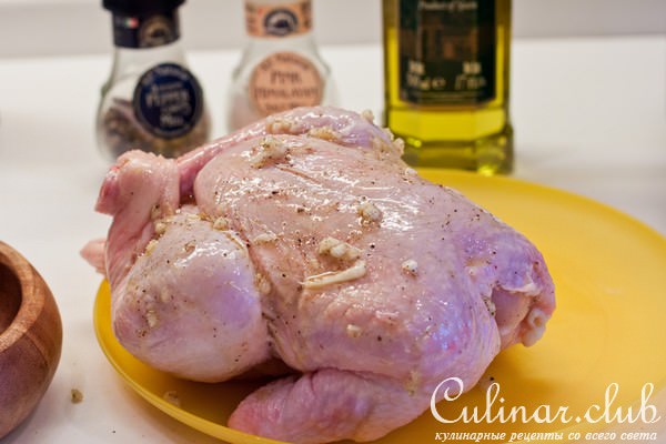 Цыпленок с овощами, запеченный в мультиварке. Тест-драйв