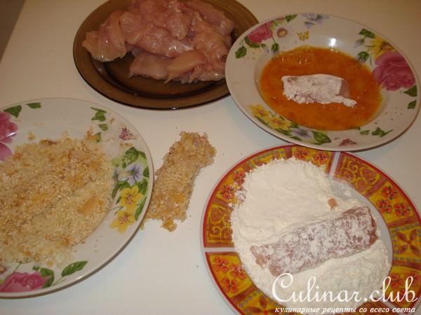 Куриные мини-шницели
