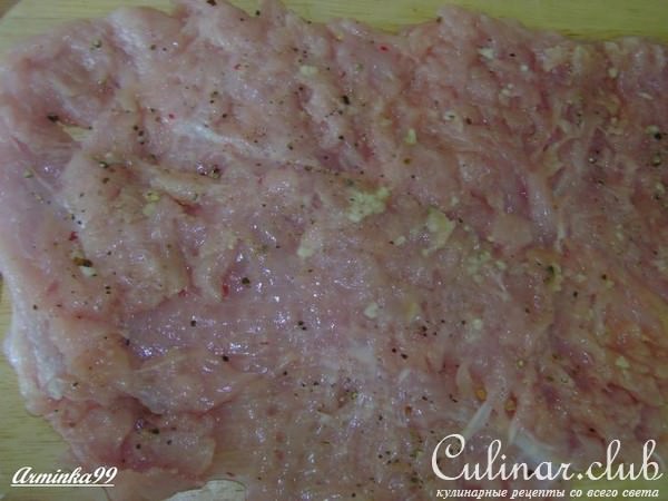 Рулет из индейки