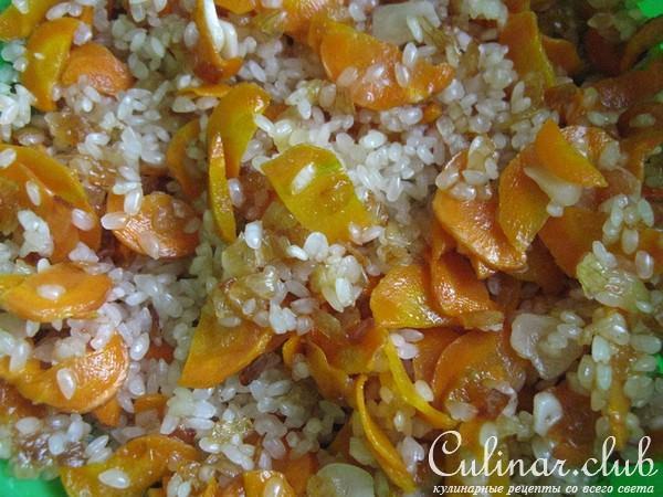 Индейка фаршированая рисом и овощами
