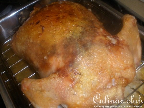 Фаршированная курица. Аромааатная!