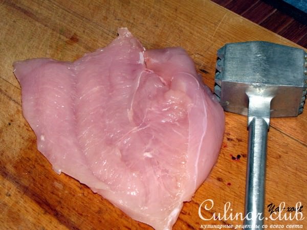 Куриная запеканка с цуккини и шампиньонами