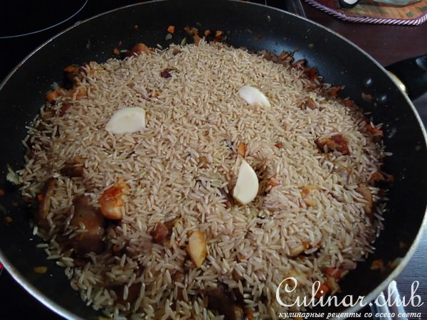 "ПсевдоПлов" с курицей и индейкой, очень нежный и не очень калорийный!)))