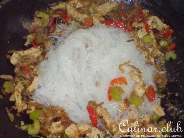 Мясо-овощное ассорти в воке(вариант)