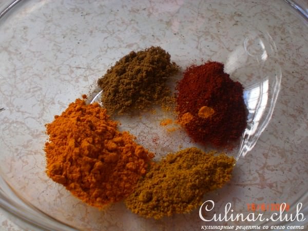 Куриная грудка с соусом из манго и яблок