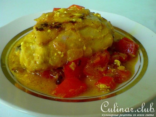 Курица в соусе карри