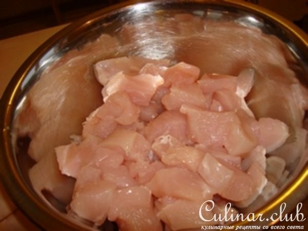 Курочка в маринаде из киви
