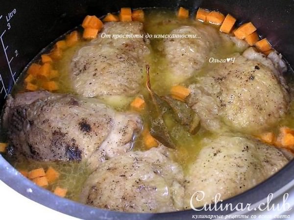 Курица с рисом (в мультиварке)
