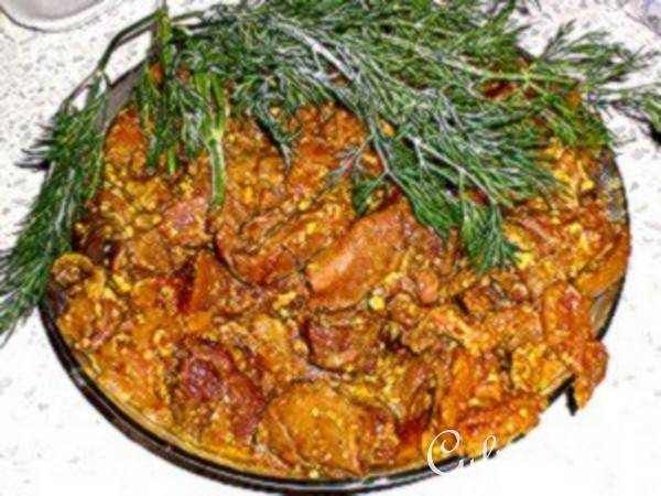 Филе индейки с инжиром
