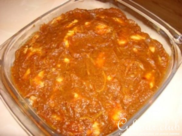 Филе индейки под сладким соусом