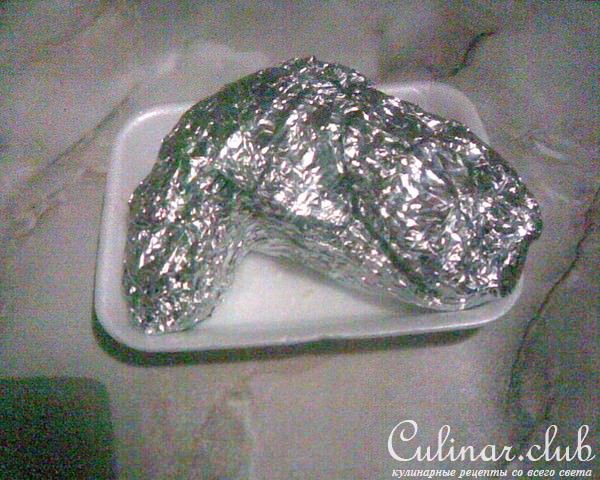 Куриный окорочок с апельсином (экспресс-метод)
